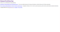 Desktop Screenshot of biologicalworld.com